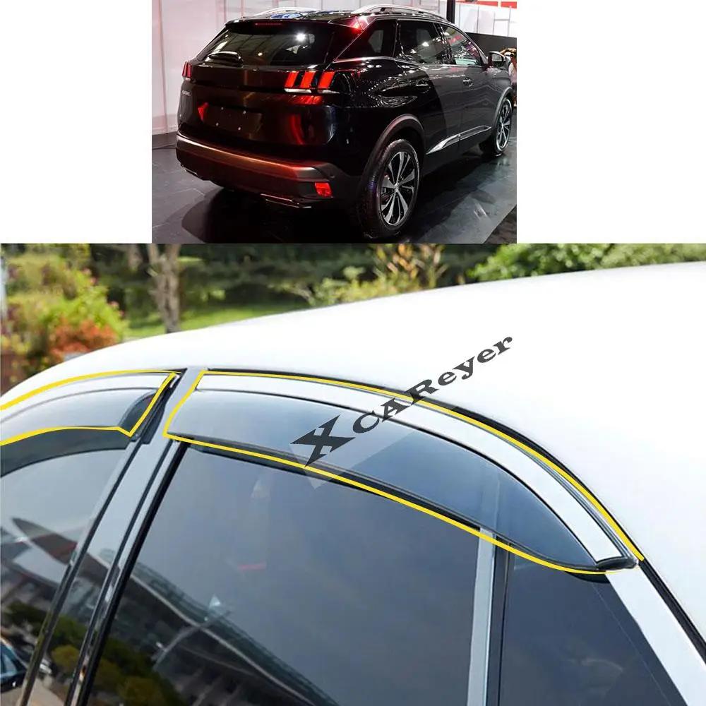 For Peugeot 4008 2011 2012 2013 2014 2015 2016 Car Styling Sticker Plastic Window Glass Wind Visor Rain/Sun Guard Ve